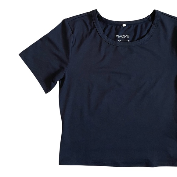 Black Crop Top - Picture 2 of 3